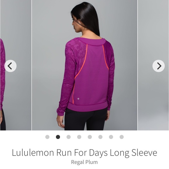 NWOT!! Lululemon Run For Days Long Sleeve - Picture 3 of 11